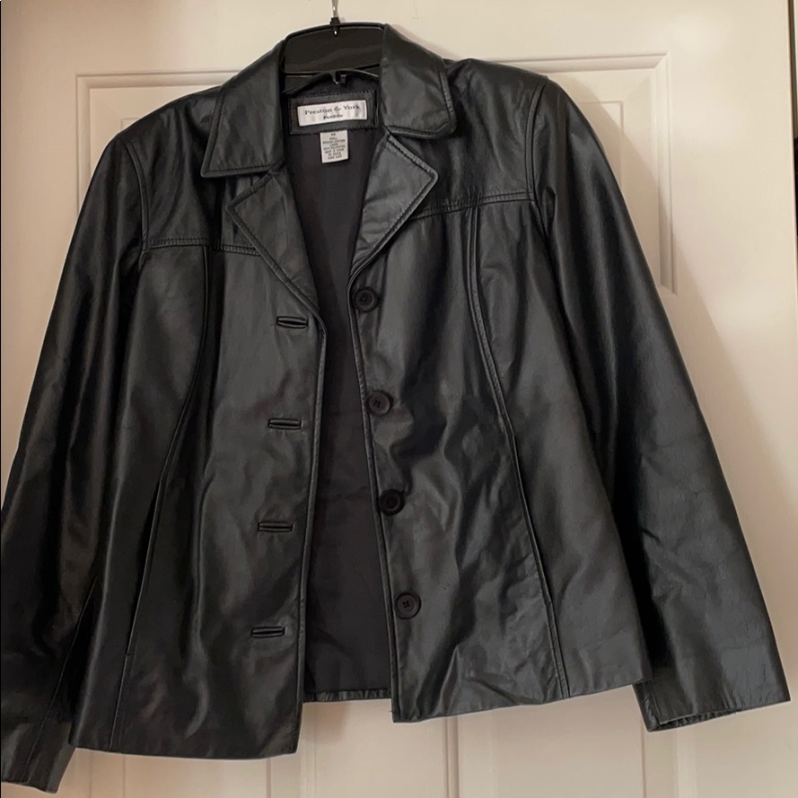 Black Leather Coat